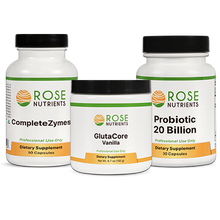 Load image into Gallery viewer, Rose Nutrients Gut Support Bundle Vanilla