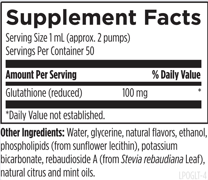 Liposomal Glutathione 1.6 oz