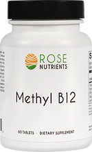 Load image into Gallery viewer, Methyl B12 - 60 tabs Rose Nutrients
